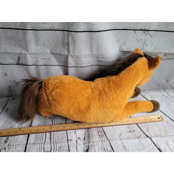 SPIRIT Plush Horse Large 20 Inch Brown Laying Stuffed Animal Dreamworks Show - Picture 8 of 8